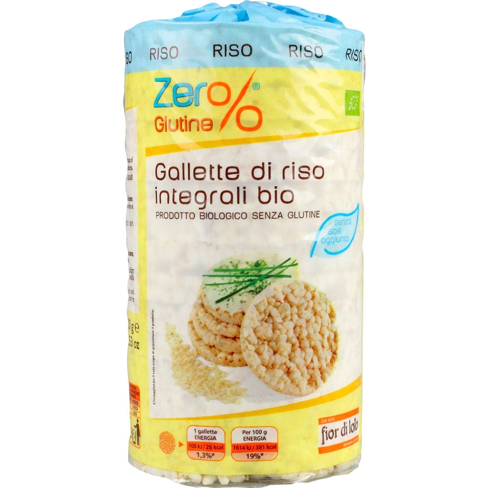 Gallette di riso integrale senza sale