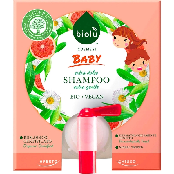 Baby shampoo in tanica